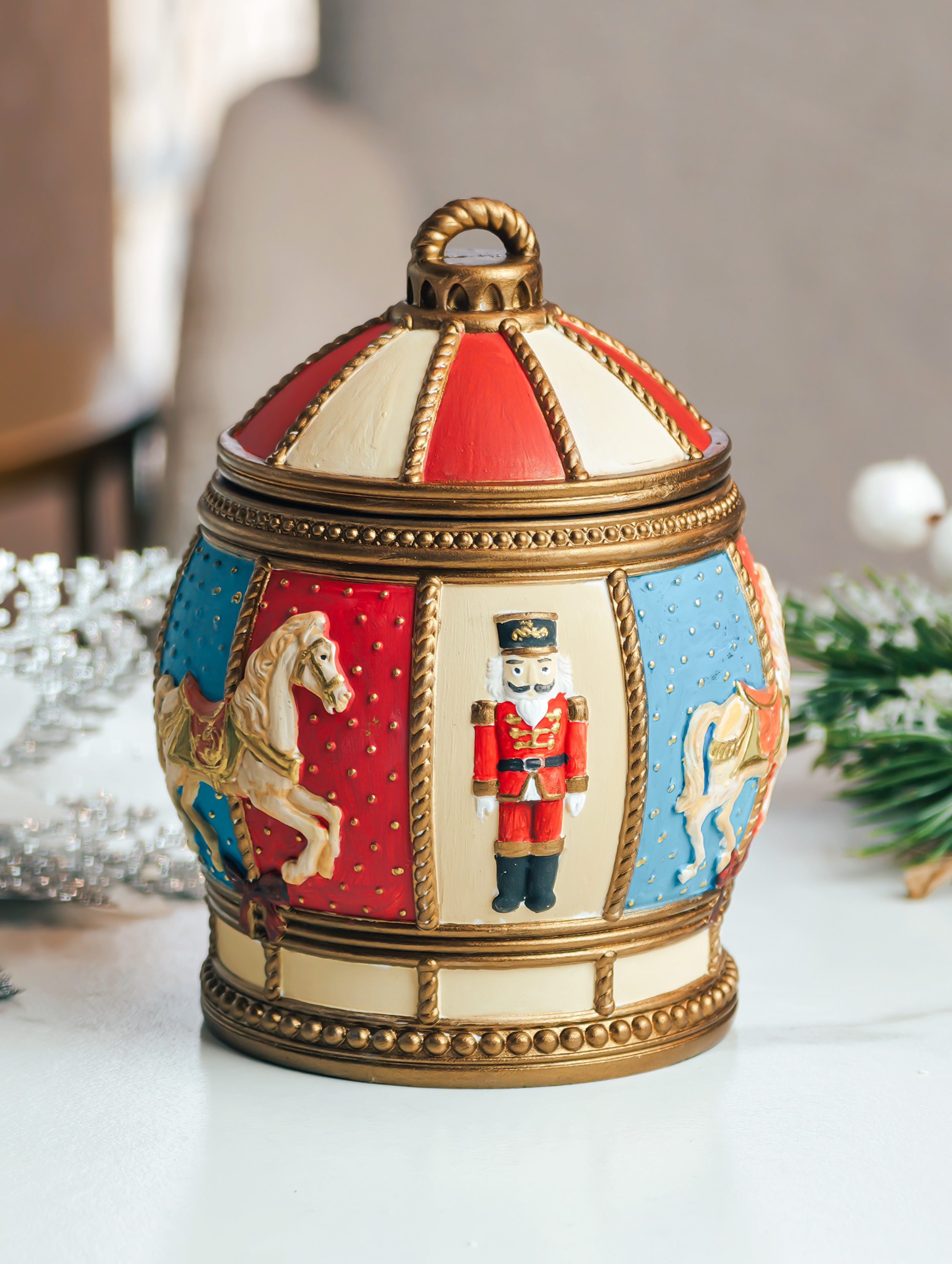 Форма «Шкатулка Карусель с Щелкунчиком»