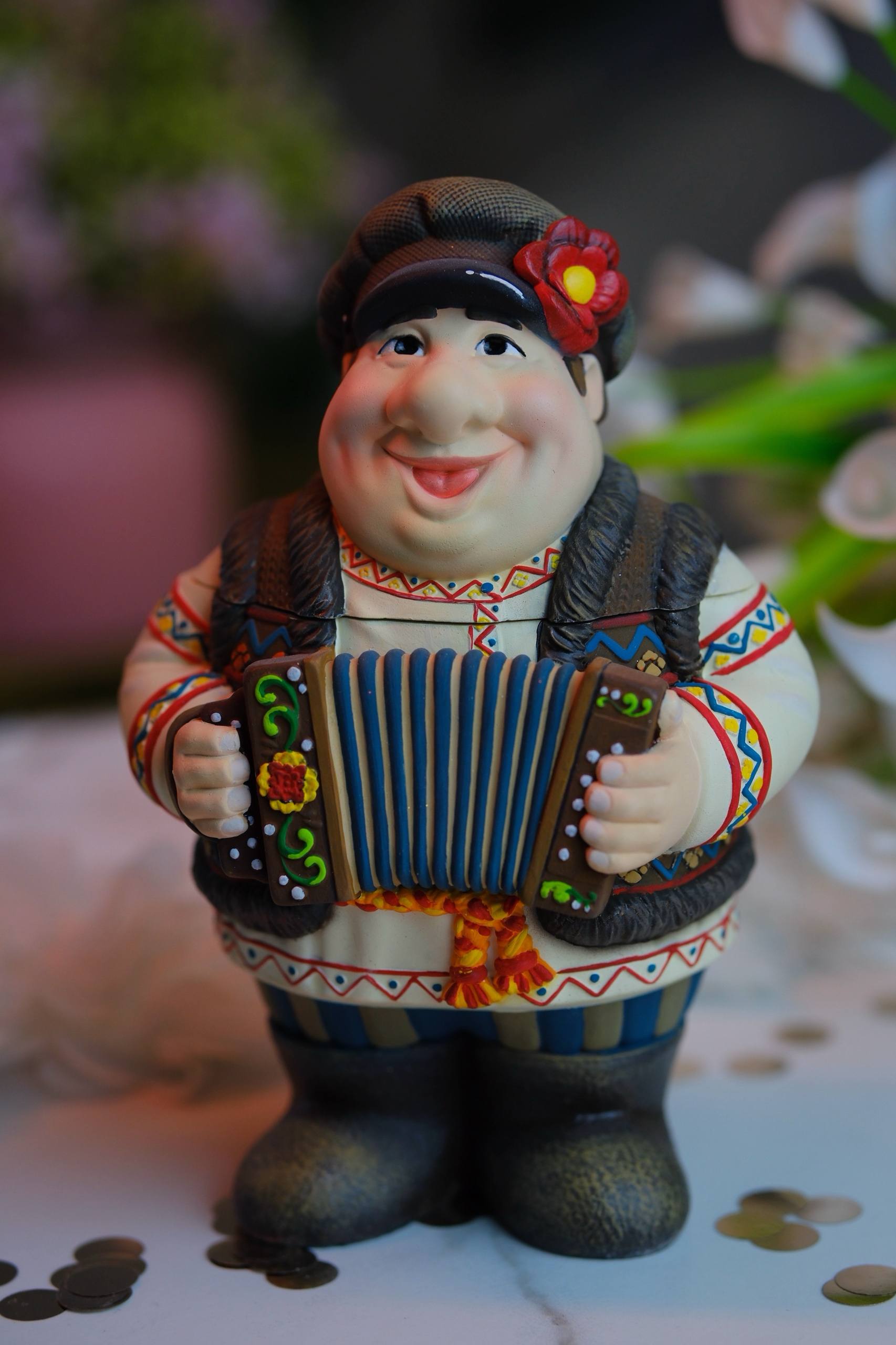Форма «Шкатулка Мужичок с Гармошкой»